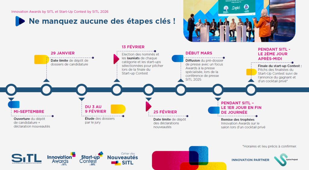Le calendrier du SITL25