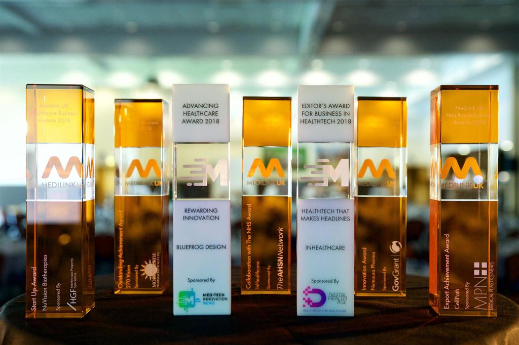 A night of celebration at the Medilink UK Healthcare Business Awards