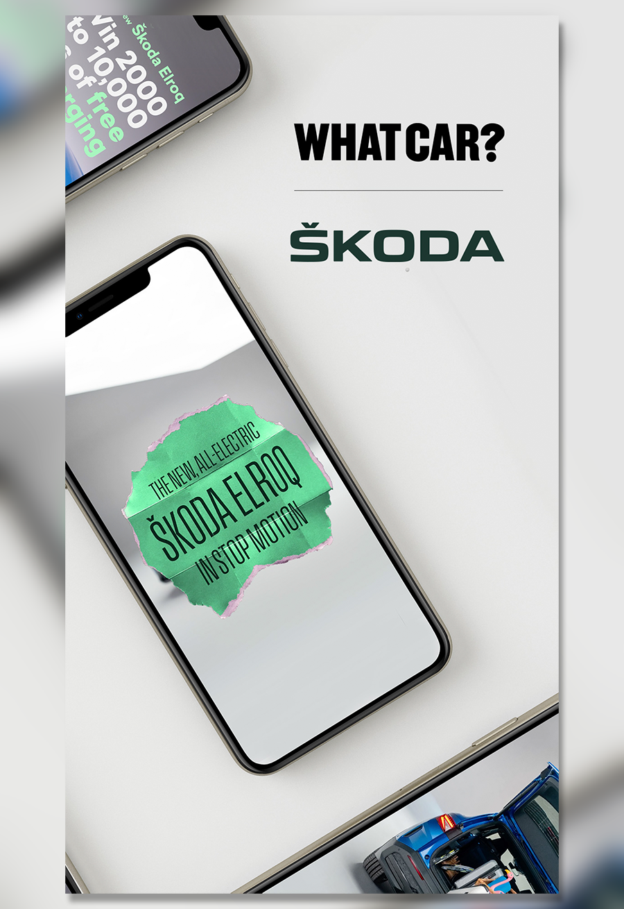 Škoda Elroq stop-motion showcase, Haymarket Media Group