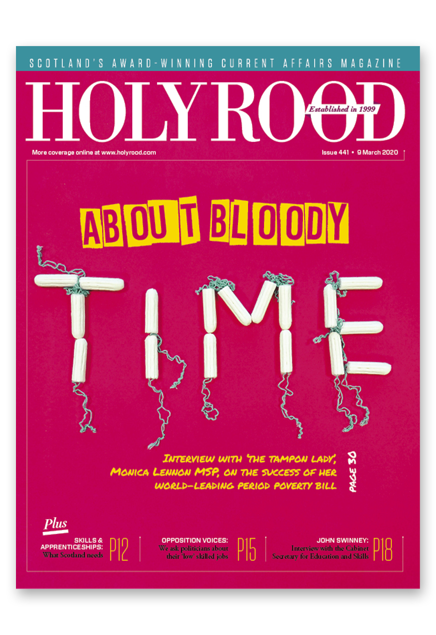 <b>About Bloody Time</b><br><i>Holyrood</i><br>Holyrood Communications