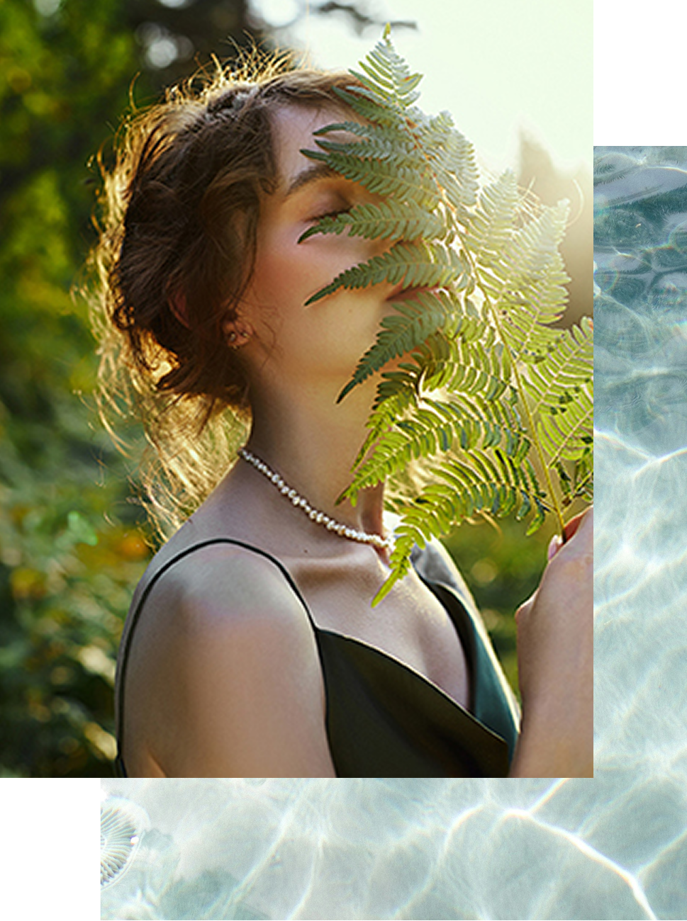 woman element water