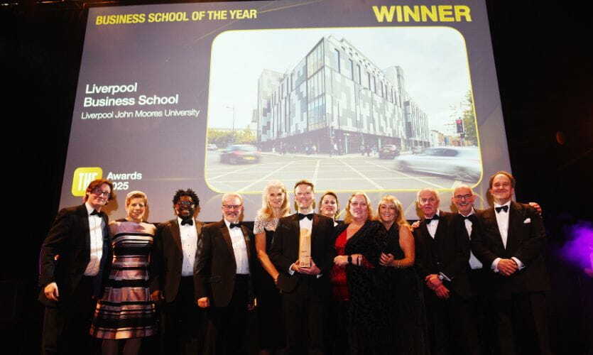 Double win for LJMU at prestigious THE Awards 2025