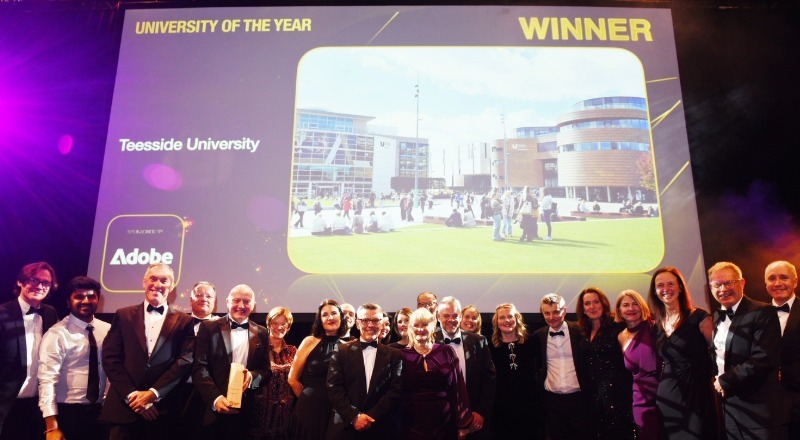 Teesside University wins prestigious University of the Year award