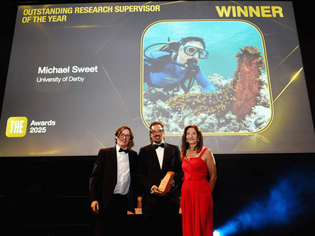 University of Derby academic wins prestigious national education award