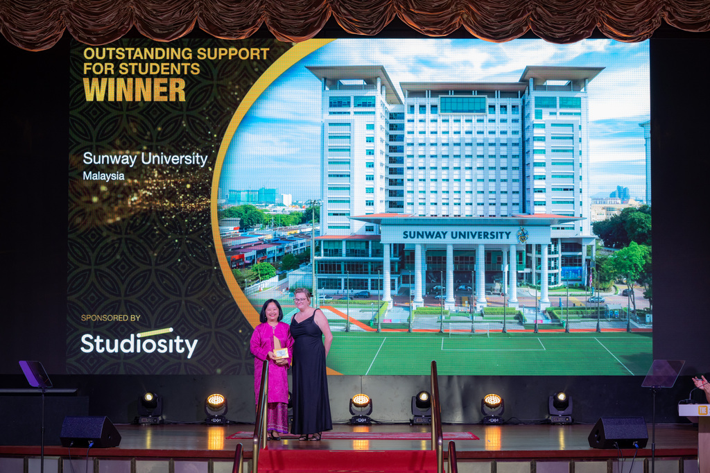 Sunway University honoured for outstanding student support