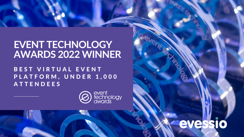 Big win for Evessio at the 10th Anniversary Event Technology Awards 2022