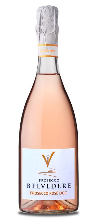 Belvedere Prosecco DOC Rosé Millesimato 2024 Extra Dry 
