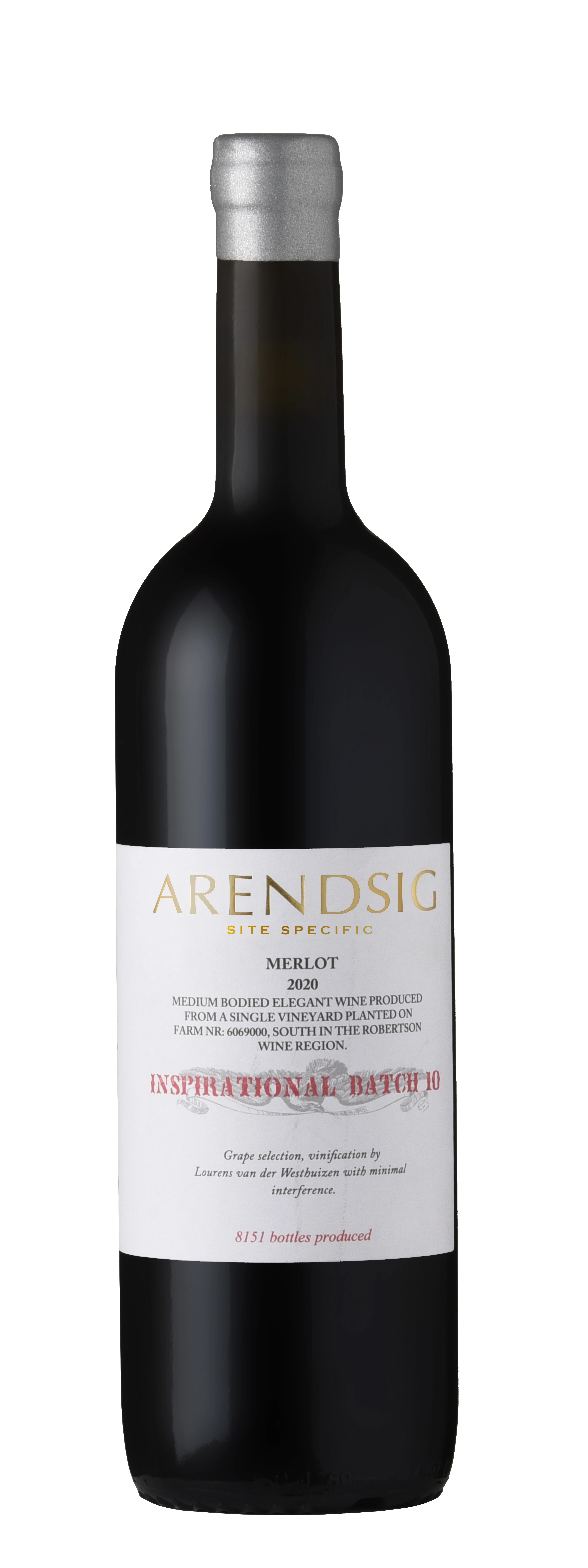 Arendsig Inspirational Batch 10 Merlot