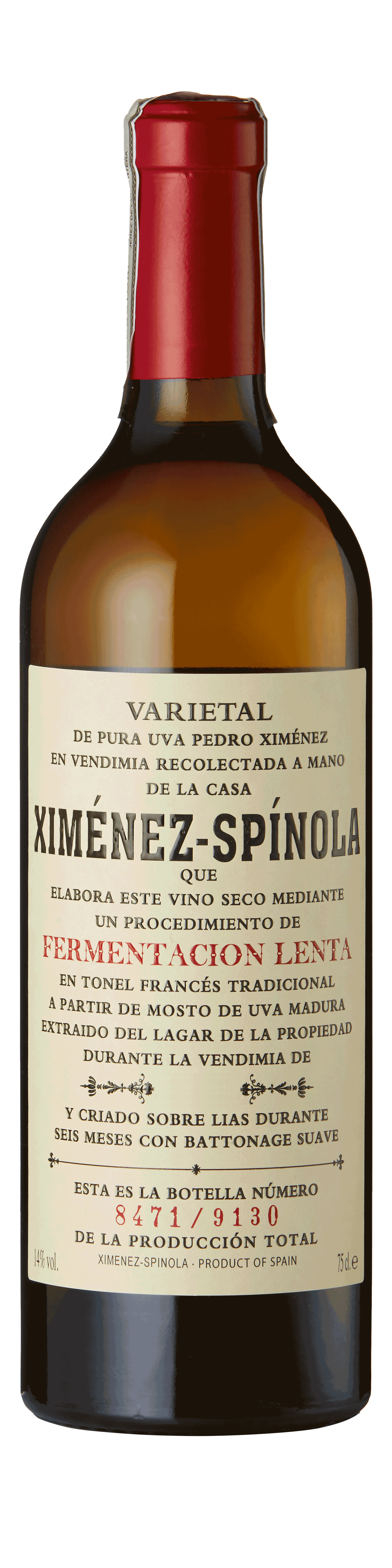 Bodegas Ximénez-Spínola, Fermentacion Lenta, Jerez