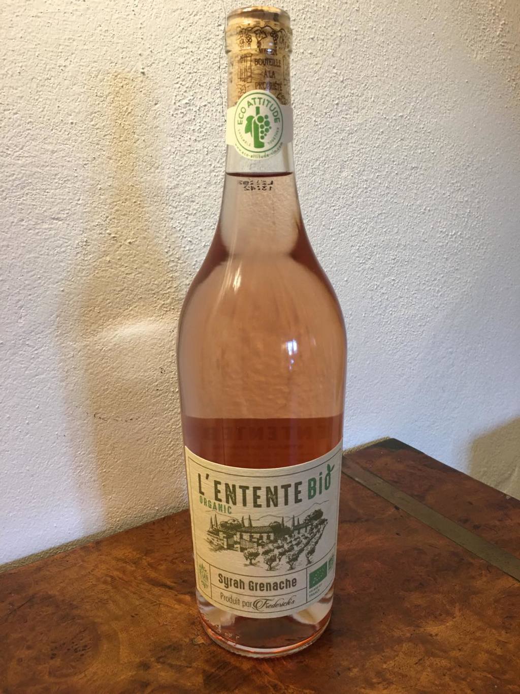 L'Entente Bio Syrah / Grenache Rose Organic