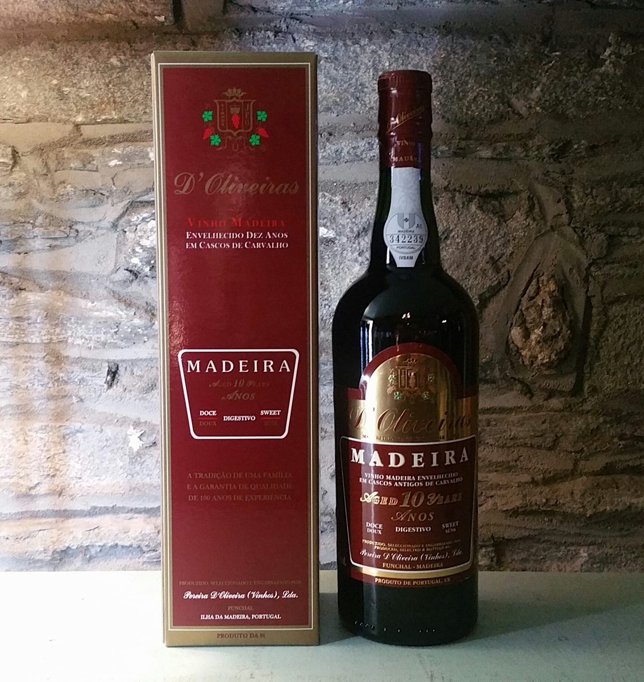 D'Oliveiras 10 Year Old Sweet Madeira