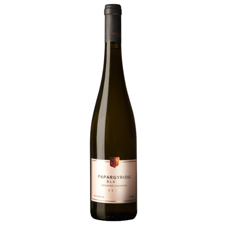 Papargyriou Blanc 2021, Assyrtiko 50% & Muscat Blanc 50% (Moschoudi), PGI Korinthia (dry white)