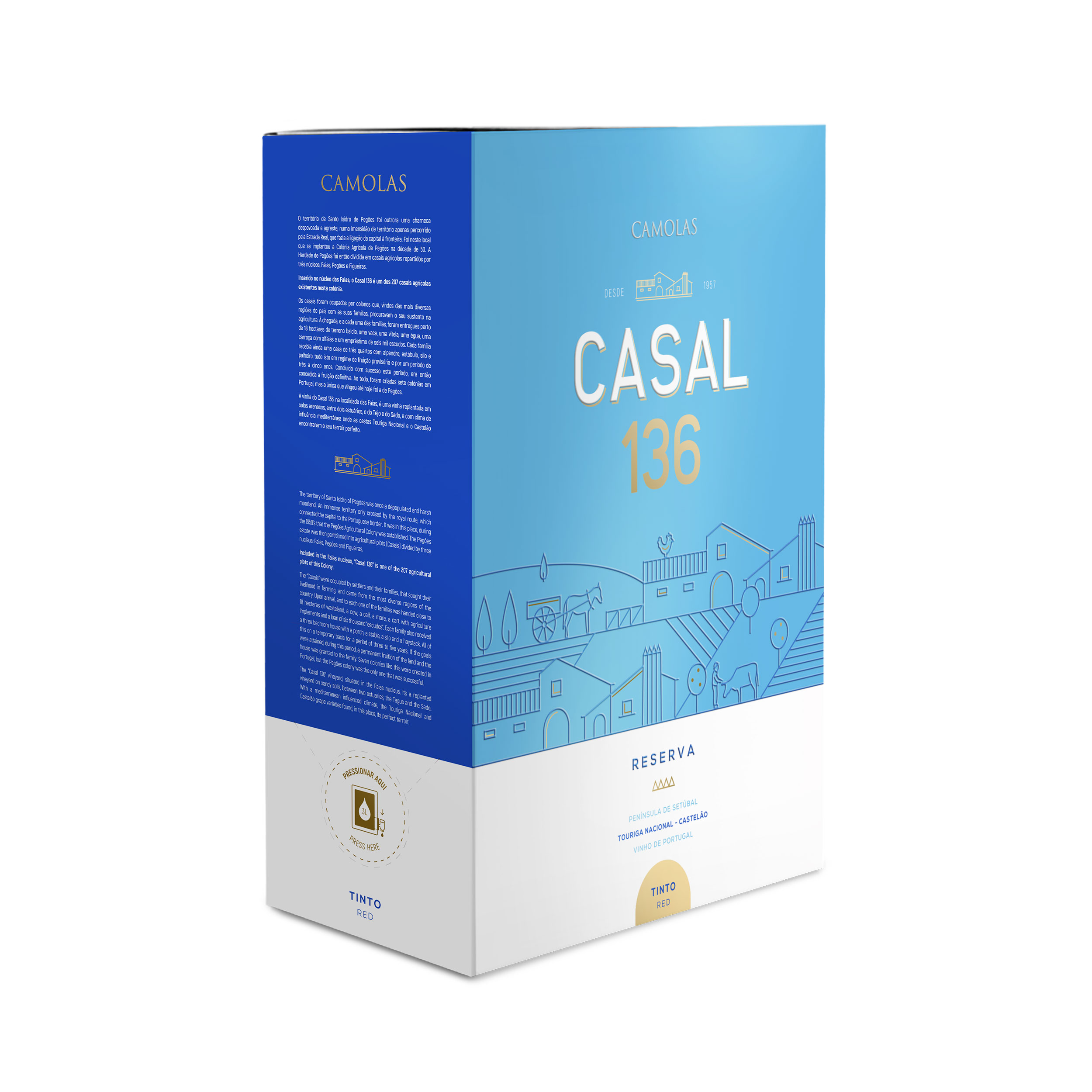 CASAL 136 RED RESERVE BAG-IN-BOX 3L
