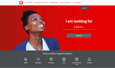 Life @ Vodafone Careers Site