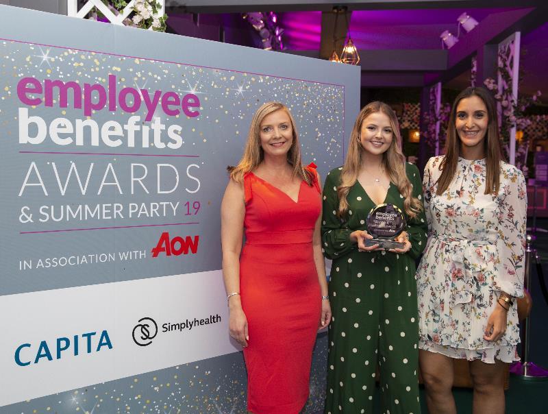 Best healthcare and wellbeing benefits - large employer