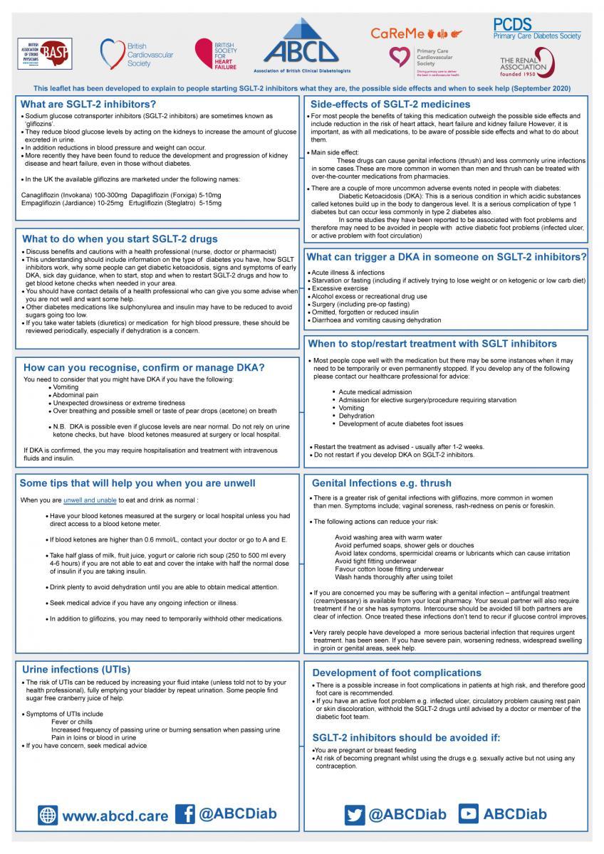 CaReMe Group Leaflet for people with Diabetes