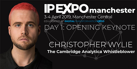 Cambridge Analytica Whistle blower, Christopher Wylie to headline IP EXPO Manchester 2019