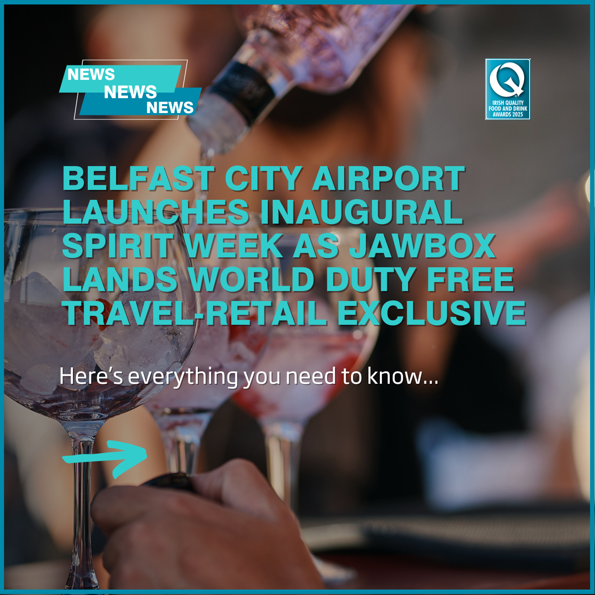 Belfast City Airport launches inaugural spirit week as Jawbox lands World Duty Free travel-retail exclusive