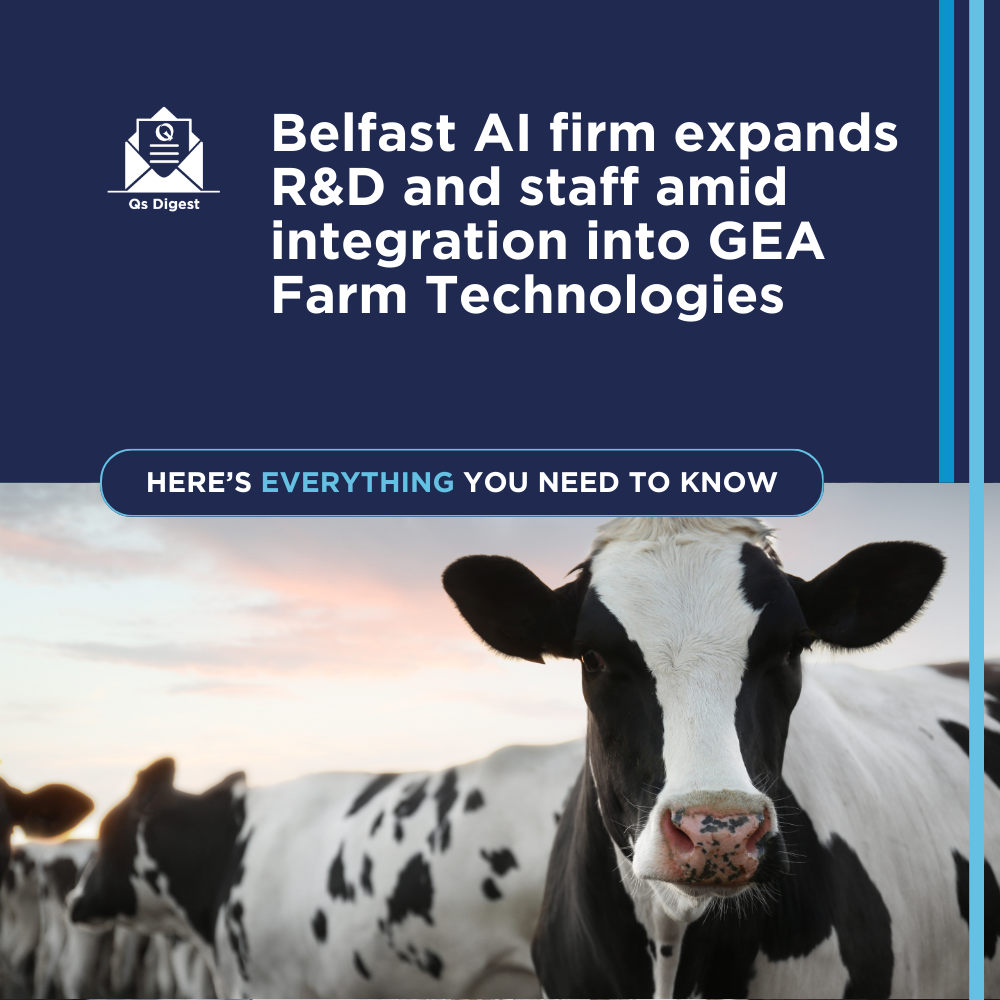 Belfast AI firm expands R&D and staff amid integration into GEA Farm Technologies