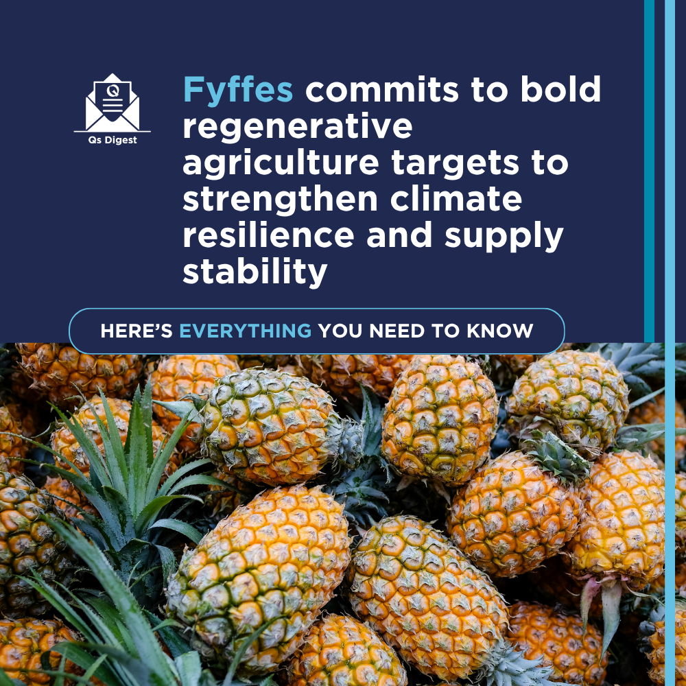Fyffes commits to bold regenerative agriculture targets to strengthen climate resilience and supply stability