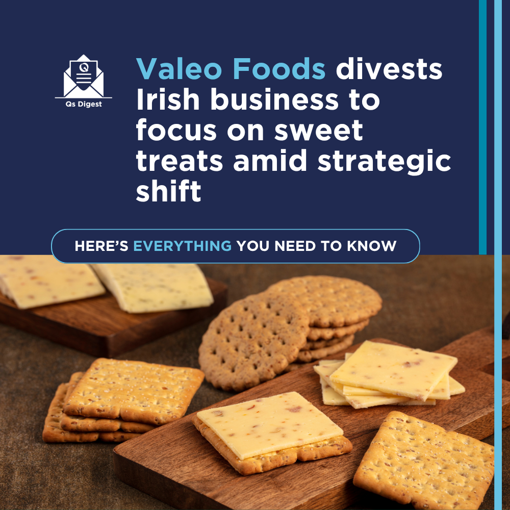 Valeo Foods divests Irish business to focus on sweet treats amid strategic shift