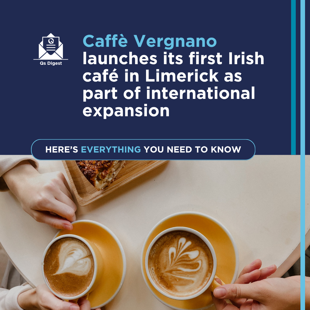 Caffè Vergnano launches its first Irish café in Limerick as part of international expansion