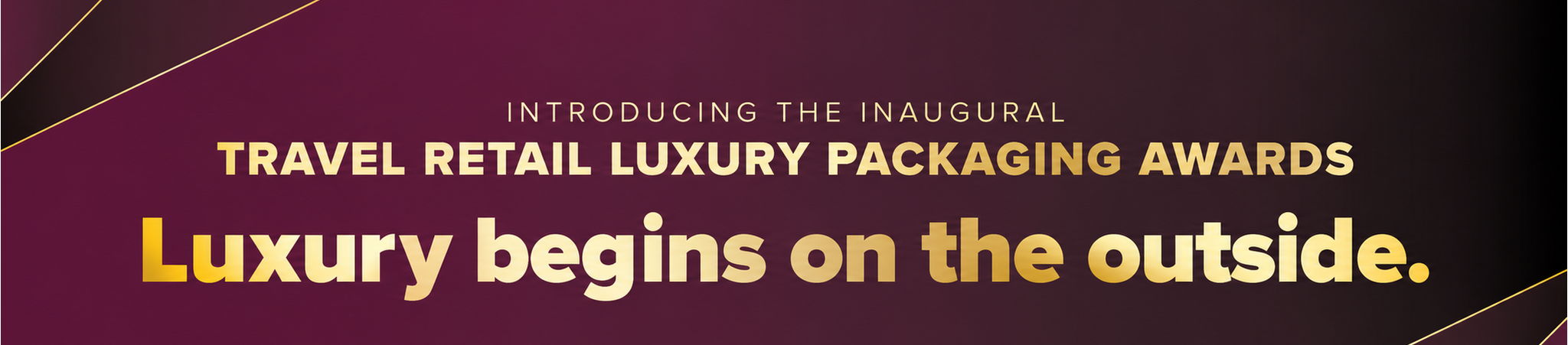 Luxury Travel Retail Packaging Awards Header