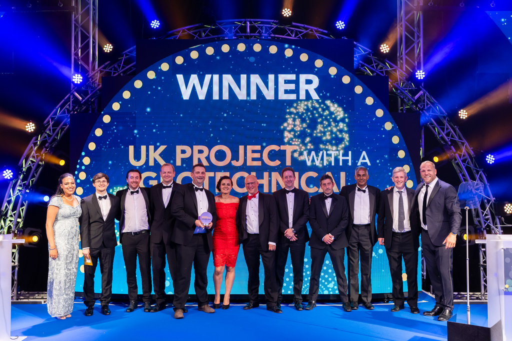 UK Project with a Geotechnical Value over £3M