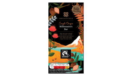 Co-op Irresistible Single Origin Millionaire's Bar, Icam