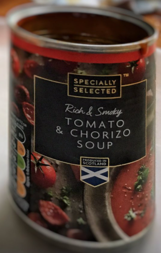 Aldi Specially Selected Tomato & Chorizo Soup