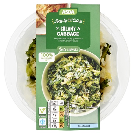 Asda Creamy Cabbage, Ferndale Foods