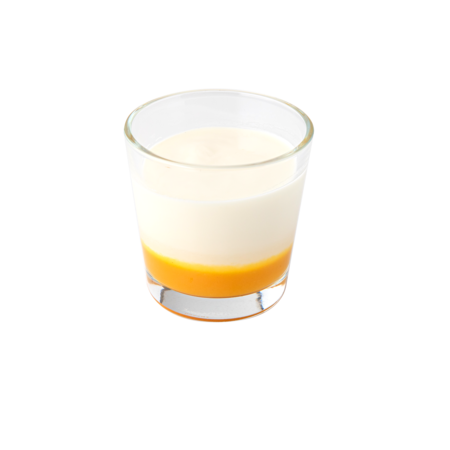 Asda Mango and Passion Fruit Panna Cotta, Emmi Desserts International