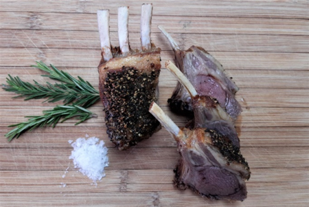 Asda Extra Special Lamb Rack with Salt, Pepper and Garlic, Dunbia