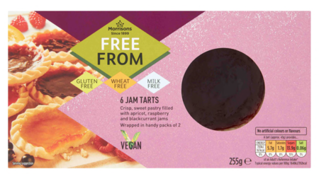Morrisons Free From Jam Tarts