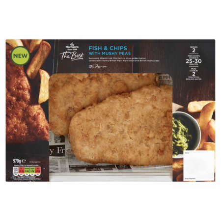 Morrisons The Best Fish, Chips & Mushy Peas