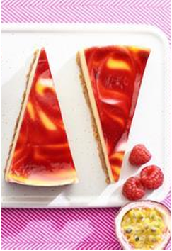 Co-op Irresistible Raspberry & Passion Fruit Cheesecake Slices