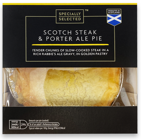 Aldi Specially Selected Steak & Ale Pie
