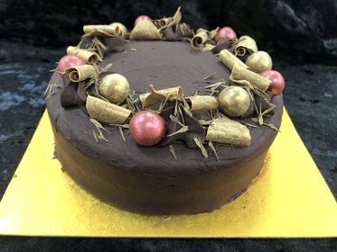 Co-op Irresistible Belgian Chocolate and Orange Wreath Cake, Finsbury Food Group