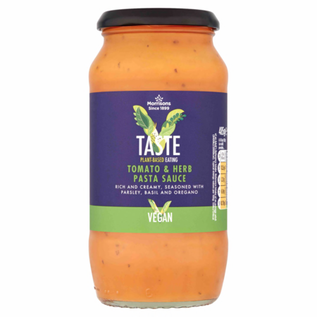 Morrisons V Taste Italian Creamy Tomato Pasta Cooking Sauce