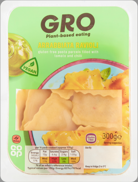 Co-op GRO Arrabbiata Ravioli, Rondanini