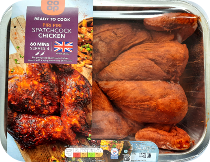 Co-op Piri Piri Spatchcock Chicken, Kerry Foods