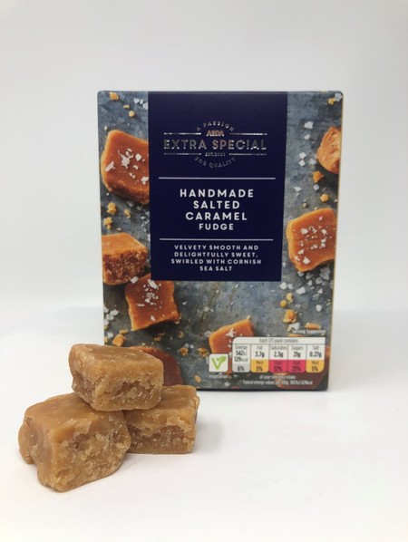 Asda Extra Special Handmade Salted Caramel Fudge, The Serious Sweet Company