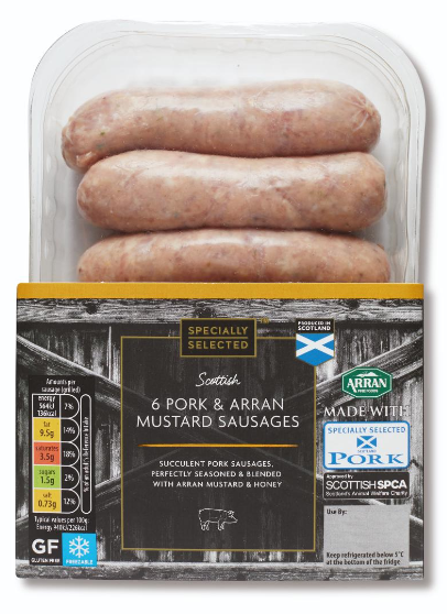 Aldi Specially Selected Honey & Mustard Flavoured Sausages