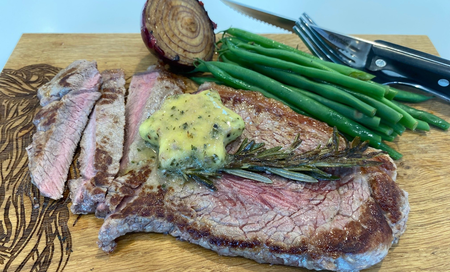 Asda Extra Special Sirloin Steaks Béarnaise Butter & Rosemary, ABP Food Group