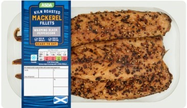 Asda Kiln Roasted Peppered Mackerel Fillets