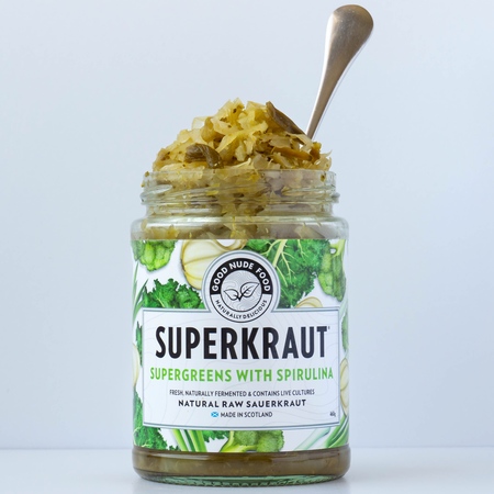 Superkraut Supergreens with Spirulina, Good Nude Food