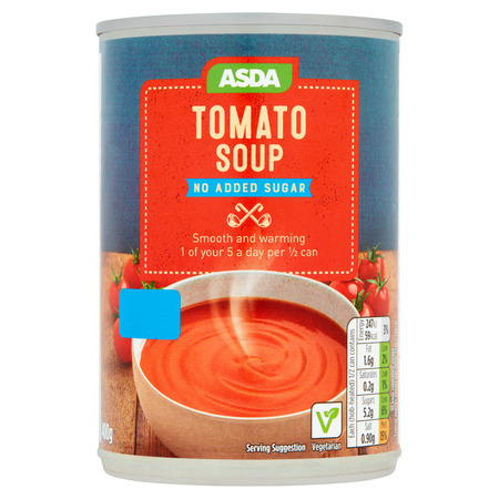 Asda No Added Sugar Tomato Soup, Princes