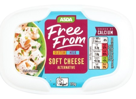 Asda Free From Soft Cheese Alternative, Bute Island Foods