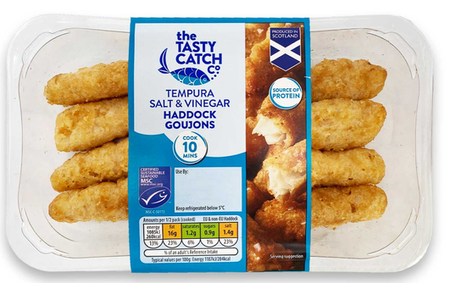 Aldi Salt and Vinegar Flavoured Haddock Goujons