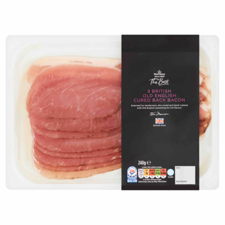 Morrisons The Best Old English Cured Back Bacon Rashers